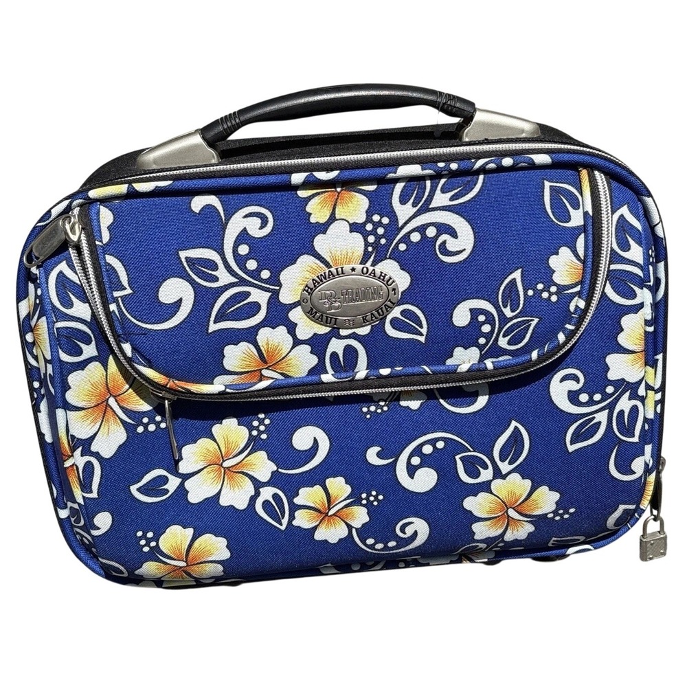 Hawaiian Travel Case Suitcase Suit Case Summer Bag Hibiscus Flower Vacation